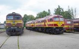 Rail Polska M62-1708, M62M-004-1209 und140 059 (koda 12E von 1957) am 27.06.2010 in Wosienica.