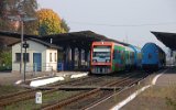 Bahnhof Grudzidz am 14. Oktober 2005