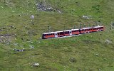 Vor der 770 m langen Lawinenschutzgallerie am Riffelbord (16.07.2016).