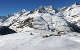 Blick auf die Verladestation Riffelboden (13.02.2010).